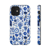 Blue State of Life Phone Case - Trendy Navy Blue Collage Protective Phone Cover for iPhone, Samsung, Pixel