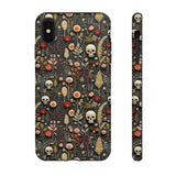 Magical Skull Garden Aesthetic 3D Phone Case for iPhone, Samsung, Pixel iPhone XS MAX / Glossy