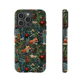 Botanical Fox Aesthetic Phone Case for iPhone, Samsung, Pixel