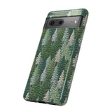 Christmas Forest 3D Aesthetic Phone Case for iPhone, Samsung, Pixel