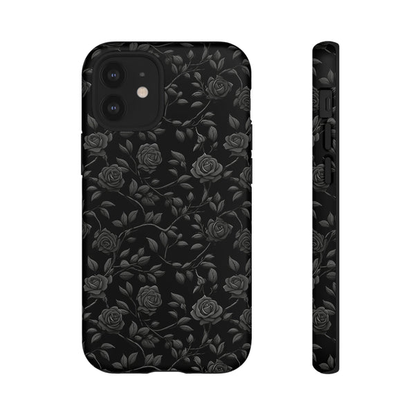 Black Roses Aesthetic Phone Case for iPhone, Samsung, Pixel
