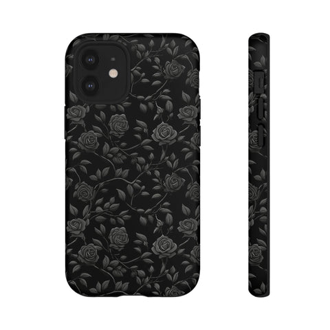 Black Roses Aesthetic Phone Case for iPhone, Samsung, Pixel