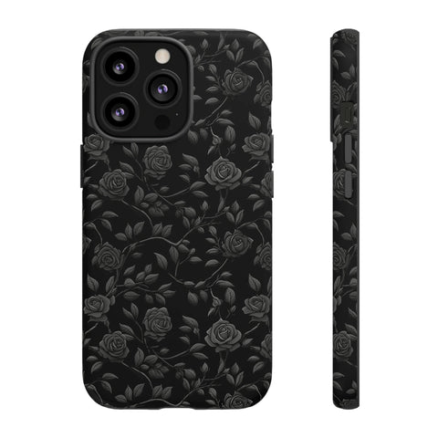 Black Roses Aesthetic Phone Case for iPhone, Samsung, Pixel