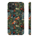 Botanical Fox Aesthetic Phone Case for iPhone, Samsung, Pixel iPhone 11 Pro Max / Glossy