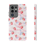 Dreamy Strawberry Cloud Phone Case - Pretty Pink Sky Protective Phone Cover for iPhone, Samsung, Pixel