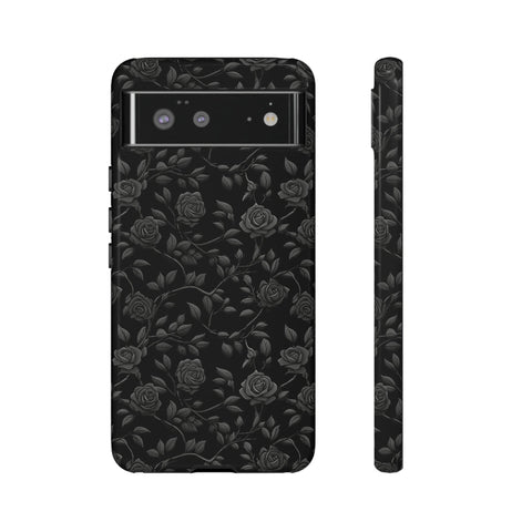 Black Roses Aesthetic Phone Case for iPhone, Samsung, Pixel