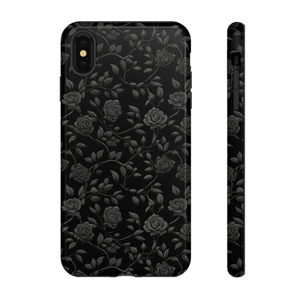 Black Roses Aesthetic Phone Case for iPhone, Samsung, Pixel