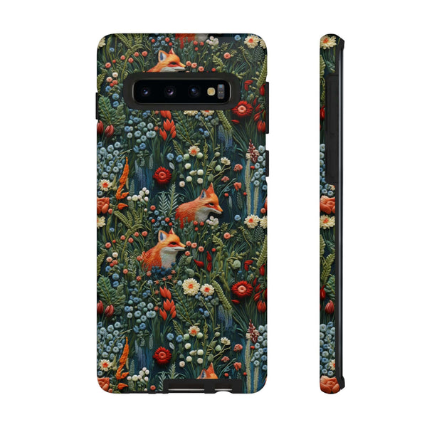 Botanical Fox Aesthetic Phone Case for iPhone, Samsung, Pixel