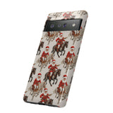 Cowboy Santa Embroidery Phone Case for iPhone, Samsung, Pixel