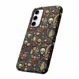 Magical Skull Garden Aesthetic 3D Phone Case for iPhone, Samsung, Pixel