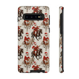 Cowboy Santa Embroidery Phone Case for iPhone, Samsung, Pixel Samsung Galaxy S10 / Matte