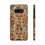 Skeletons in Bloom Garden 3D Aesthetic Phone Case for iPhone, Samsung, Pixel Samsung Galaxy S10E / Matte