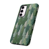 Christmas Forest 3D Aesthetic Phone Case for iPhone, Samsung, Pixel