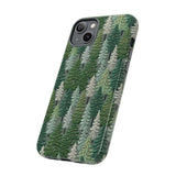 Christmas Forest 3D Aesthetic Phone Case for iPhone, Samsung, Pixel