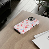 Dreamy Strawberry Cloud Phone Case - Pretty Pink Sky Protective Phone Cover for iPhone, Samsung, Pixel