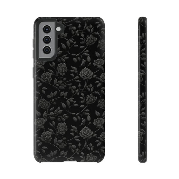 Black Roses Aesthetic Phone Case for iPhone, Samsung, Pixel