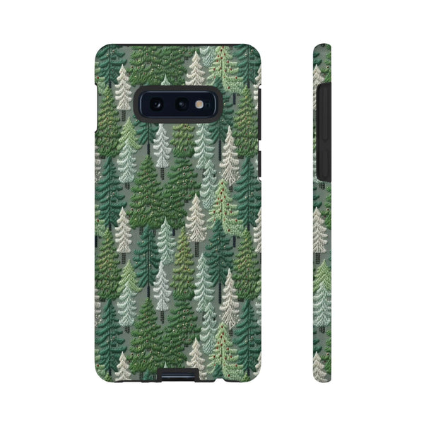 Christmas Forest 3D Aesthetic Phone Case for iPhone, Samsung, Pixel