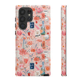 Pretty Pink Collage Phone Case - Preppy Trendy Art Aesthetic Phonecase for iPhone, Samsung, Pixel