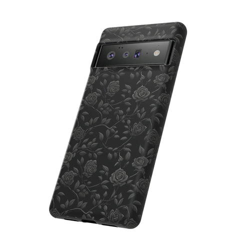 Black Roses Aesthetic Phone Case for iPhone, Samsung, Pixel