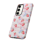 Dreamy Strawberry Cloud Phone Case - Pretty Pink Sky Protective Phone Cover for iPhone, Samsung, Pixel