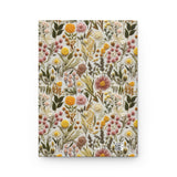 Whimsy Wildflower Journal - Hardcover Lined Blank Notebook