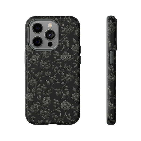 Black Roses Aesthetic Phone Case for iPhone, Samsung, Pixel