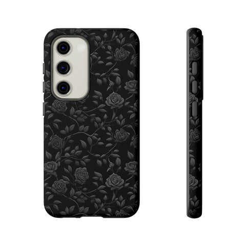 Black Roses Aesthetic Phone Case for iPhone, Samsung, Pixel