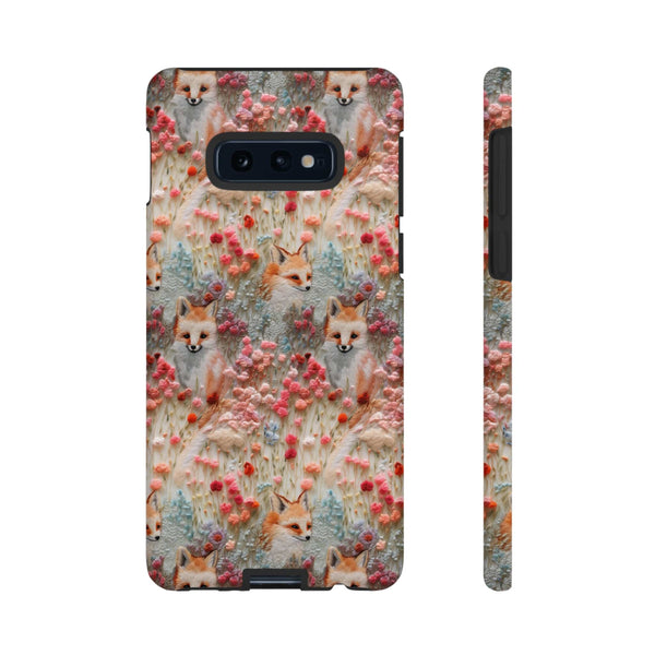 Cottagecore Fox 3D Aesthetic Phone Case for iPhone, Samsung, Pixel