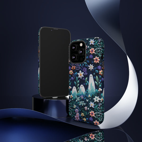 Ghosts in the Garden Aesthetic 3D Phone Case for iPhone, Samsung, Pixel