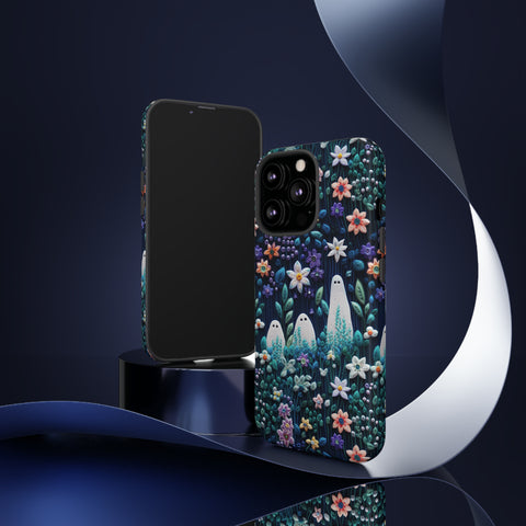 Ghosts in the Garden Aesthetic 3D Phone Case for iPhone, Samsung, Pixel