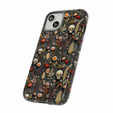 Magical Skull Garden Aesthetic 3D Phone Case for iPhone, Samsung, Pixel