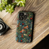 Botanical Fox Aesthetic Phone Case for iPhone, Samsung, Pixel