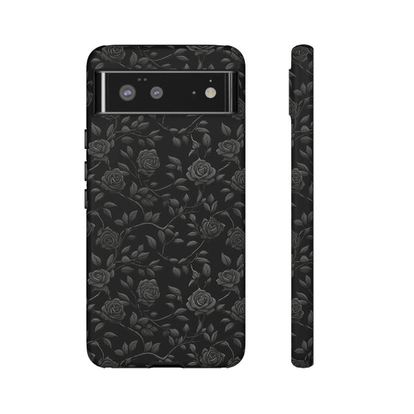 Black Roses Aesthetic Phone Case for iPhone, Samsung, Pixel