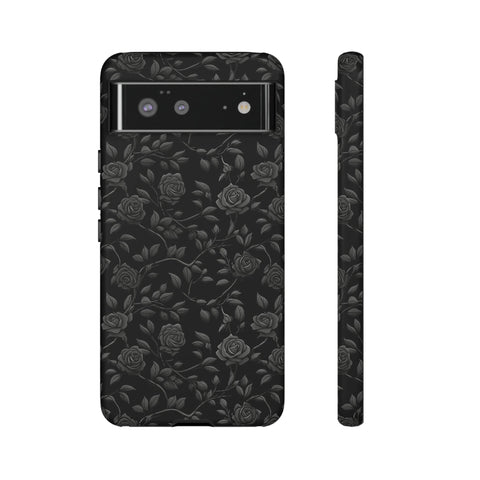 Black Roses Aesthetic Phone Case for iPhone, Samsung, Pixel