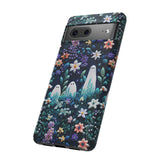 Ghosts in the Garden Aesthetic 3D Phone Case for iPhone, Samsung, Pixel