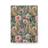 Enchanted Meadow Wildflower Journal - Hardcover Blank Lined Notebook