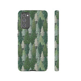 Christmas Forest 3D Aesthetic Phone Case for iPhone, Samsung, Pixel Samsung Galaxy S20 FE / Glossy