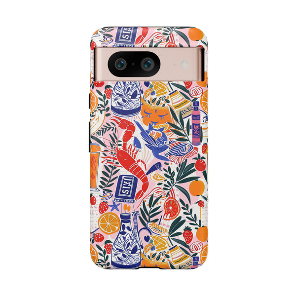 Sweet n Sour Collage Phone Case - Trendy Coastal Aesthetic Protective Phone Cover for iPhone, Samsung, Pixel