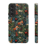 Botanical Fox Aesthetic Phone Case for iPhone, Samsung, Pixel