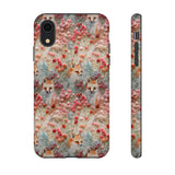 Cottagecore Fox 3D Aesthetic Phone Case for iPhone, Samsung, Pixel iPhone XR / Glossy
