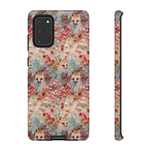 Cottagecore Fox 3D Aesthetic Phone Case for iPhone, Samsung, Pixel