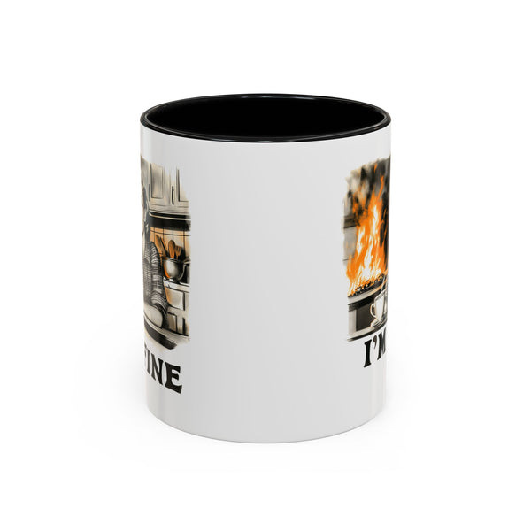 "I'm Fine" Retro Art Mug - Nostalgic Charm & Classic Humor Gift