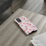 Dreamy Strawberry Cloud Phone Case - Pretty Pink Sky Protective Phone Cover for iPhone, Samsung, Pixel