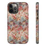 Cottagecore Fox 3D Aesthetic Phone Case for iPhone, Samsung, Pixel iPhone 12 Pro Max / Glossy