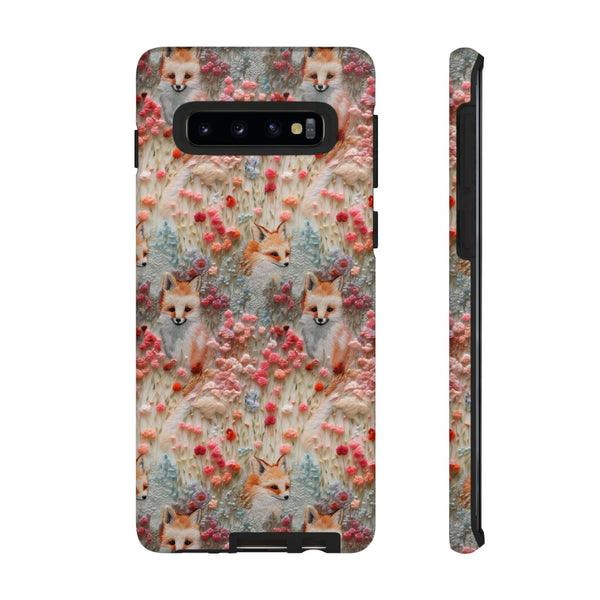 Cottagecore Fox 3D Aesthetic Phone Case for iPhone, Samsung, Pixel