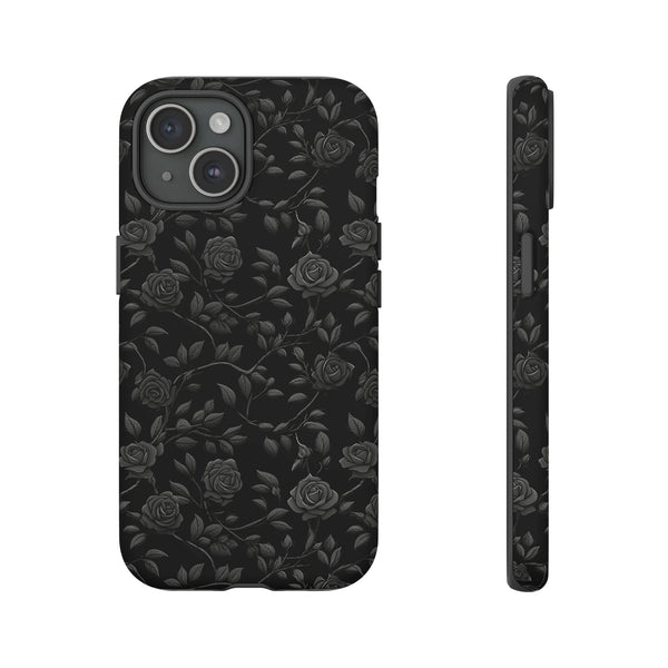 Black Roses Aesthetic Phone Case for iPhone, Samsung, Pixel