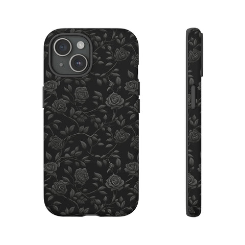 Black Roses Aesthetic Phone Case for iPhone, Samsung, Pixel