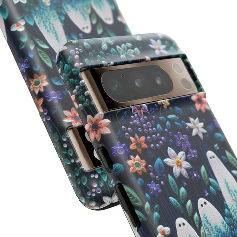 Ghosts in the Garden Aesthetic 3D Phone Case for iPhone, Samsung, Pixel