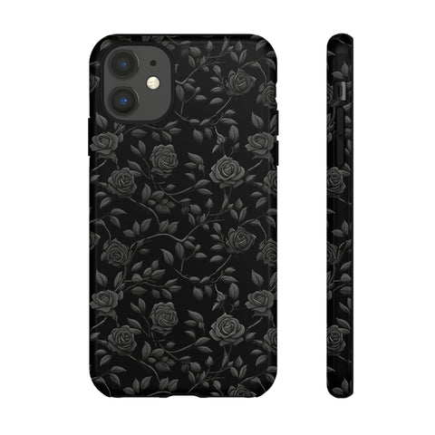 Black Roses Aesthetic Phone Case for iPhone, Samsung, Pixel