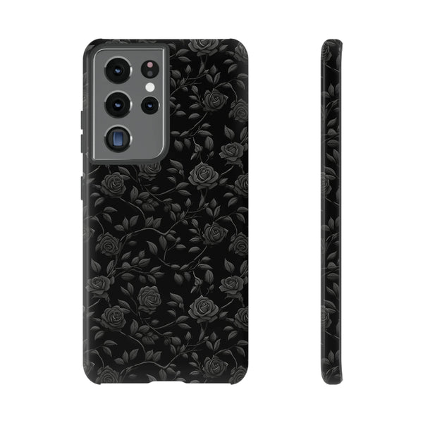Black Roses Aesthetic Phone Case for iPhone, Samsung, Pixel